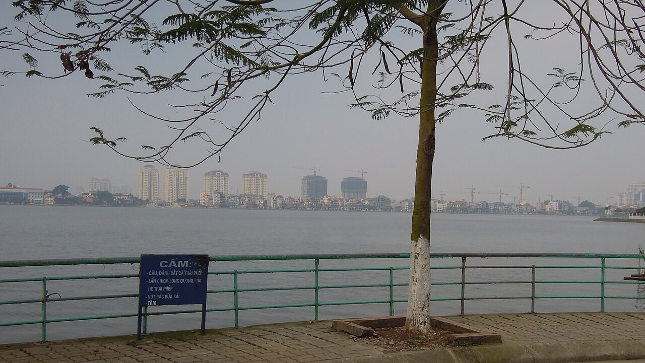 West Lake waterfront in Hanoi, Vietnam. File photograph illustrating the destination, not a flight launch.