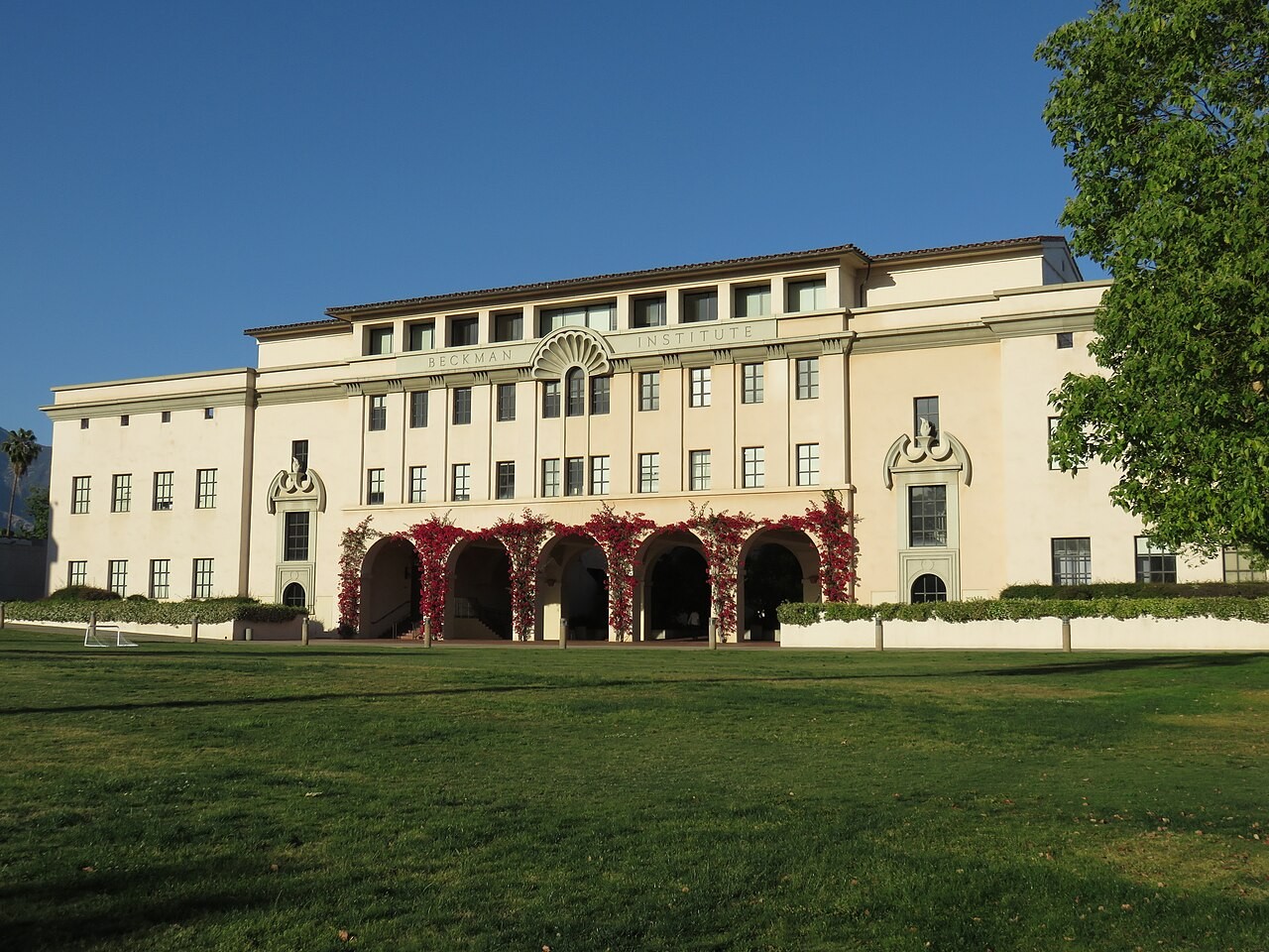 Beckman Institute na Caltech, ebe Ahmed Zewail rụrụ ọrụ. Foto ụlọ akwụkwọ ochie, ọ bụghị ule mbụ ya.