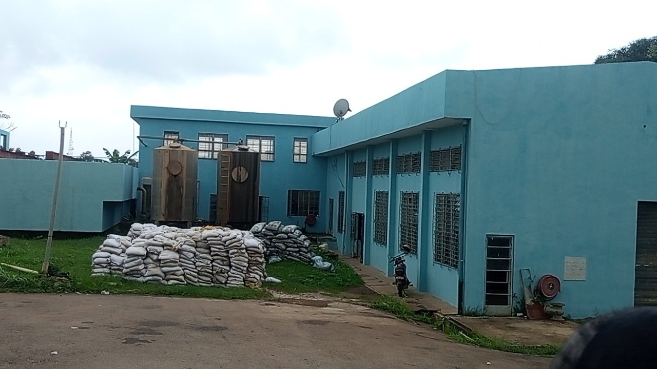 Storage tanks at the Obafemi Awolowo University water factory. File illustration of water infrastructure, not the Awgu camp.