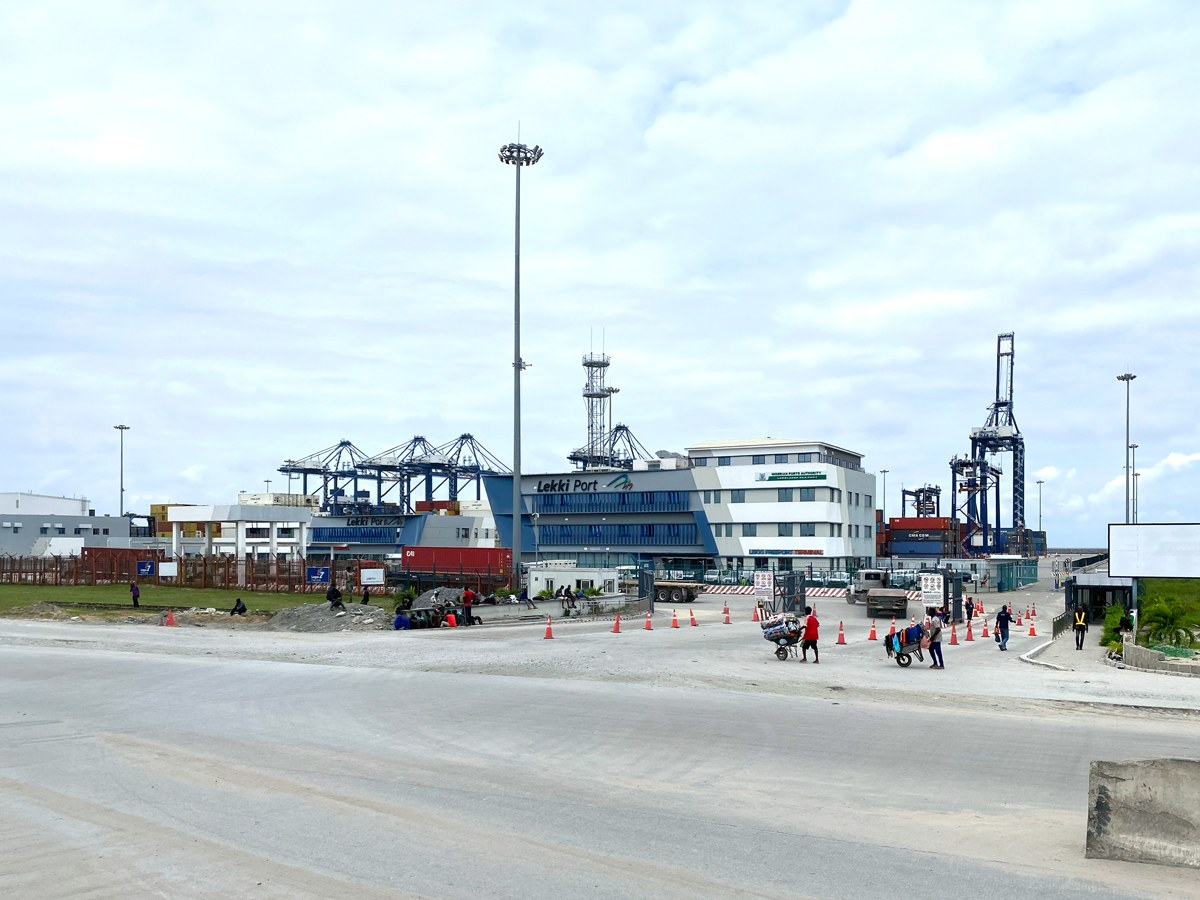 Lekki Deep Sea Port in Lagos. File photograph illustrating trade infrastructure, not the boards’ inauguration.