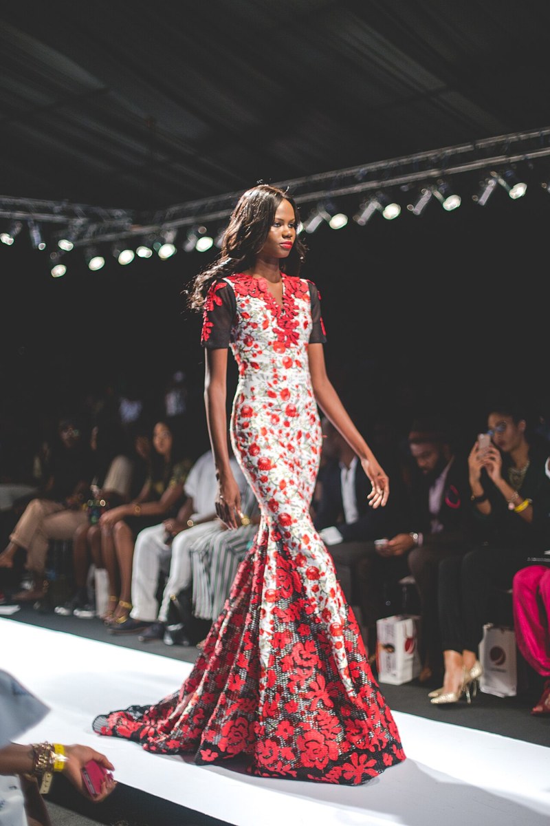 A Nigerian runway photograph taken in October 2015. This archive image does not show the 2026 programme.