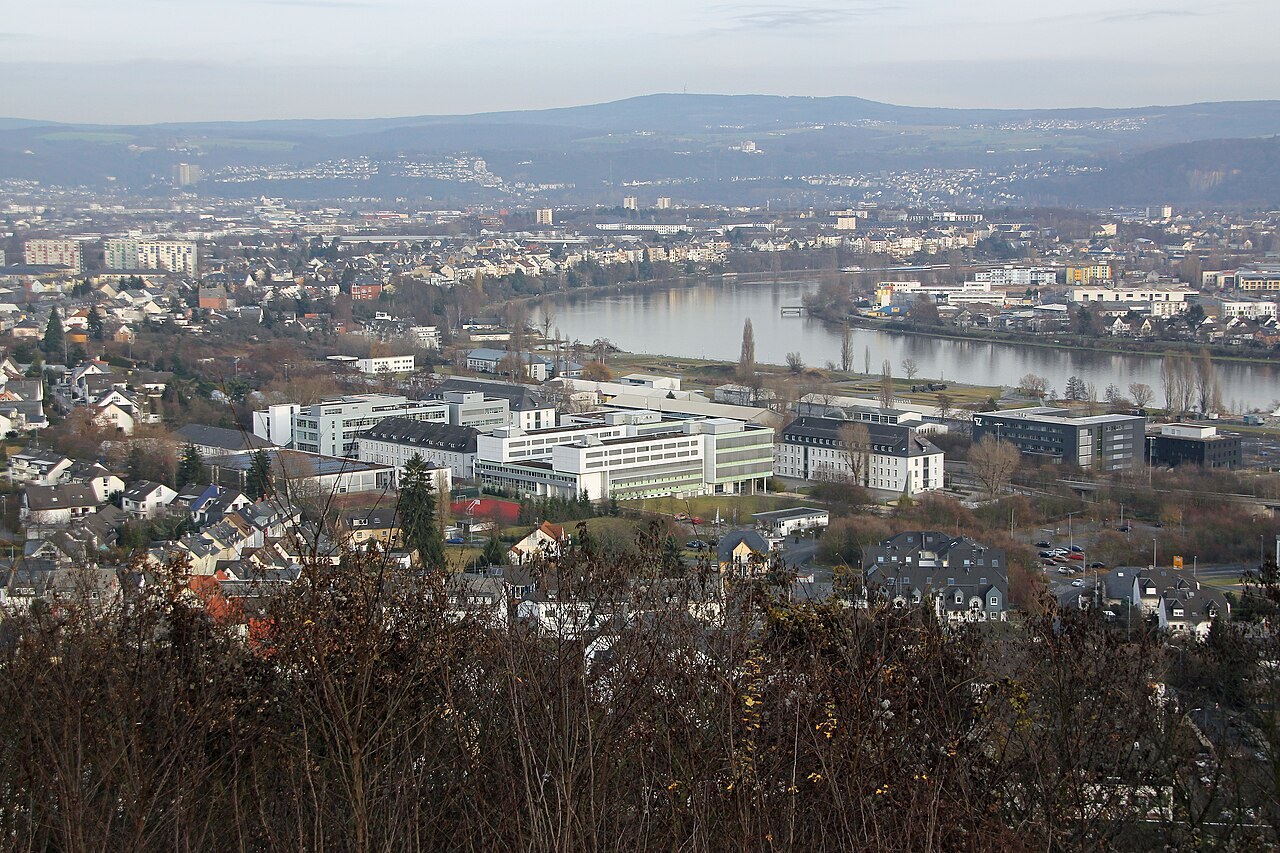The Koblenz campus photographed in 2011, when it belonged to the University of Koblenz-Landau. Historical context image, not the Nigerian workshop.