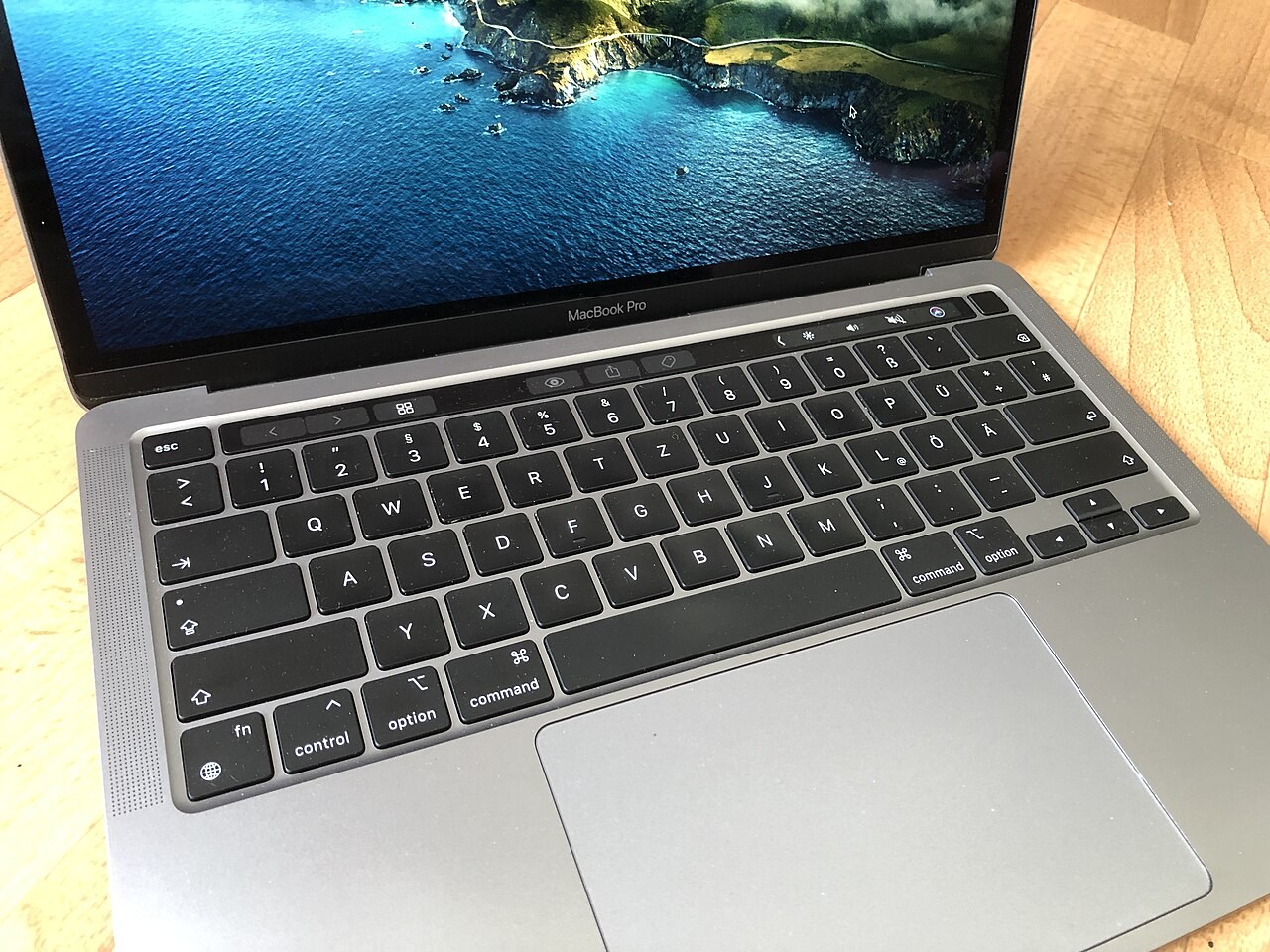 An earlier MacBook Pro. Context photograph, not the newly announced touch-screen model.
