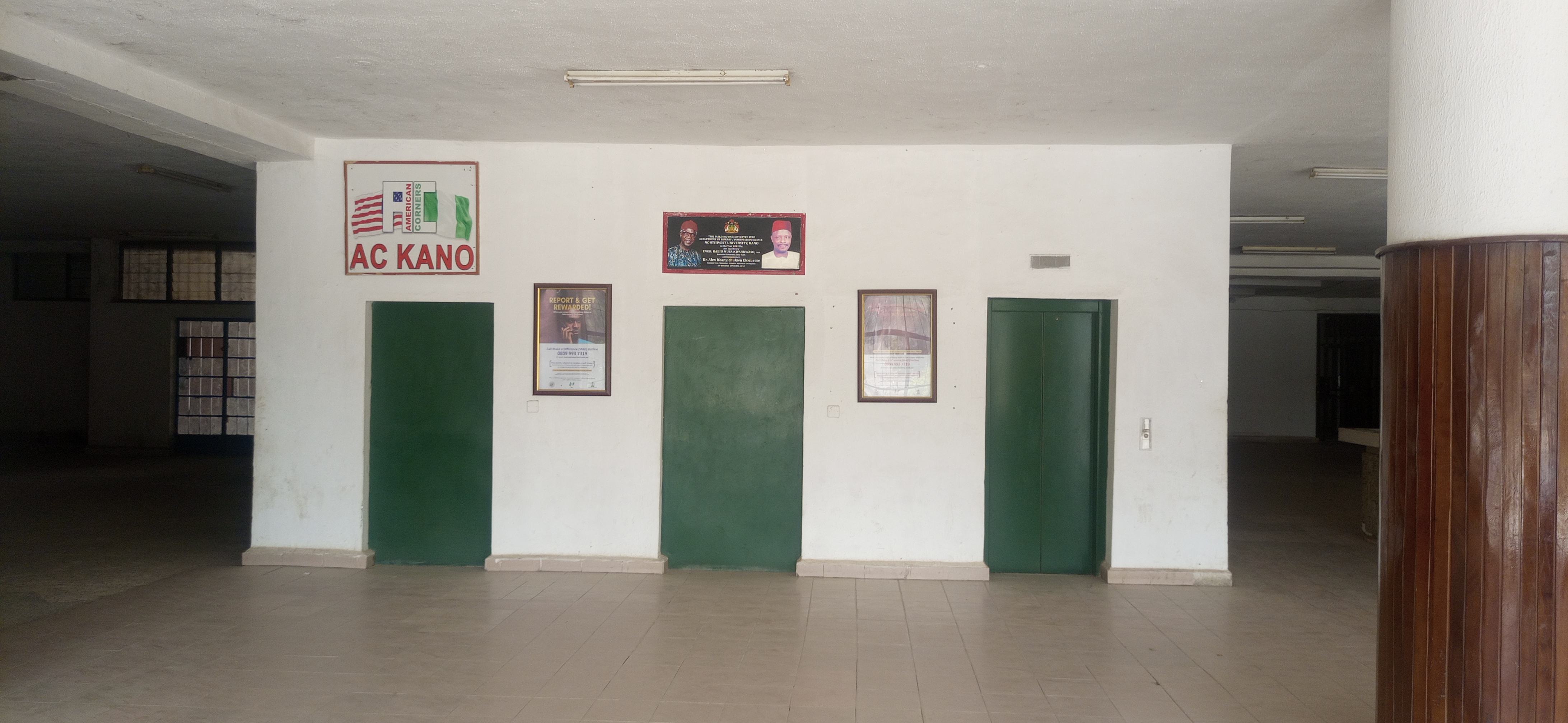 Kano library entrance, photographed in 2023. Context image, not the debate venue or ceremony. Photo: Abike25 / CC BY-SA 4.0.