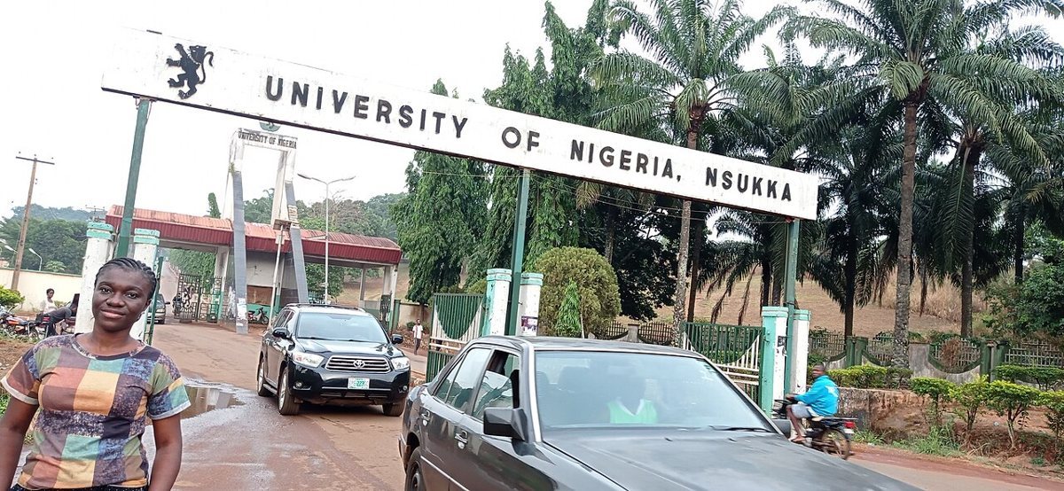 University of Nigeria, Nsukka entrance. File photograph.